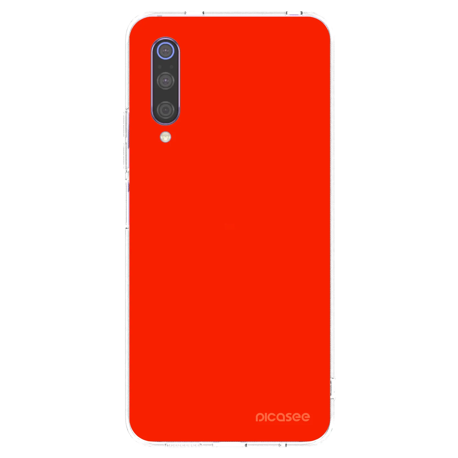 Picasee Xiaomi Mi 9 Hülle - Transparentes Silikon - Maranello Red