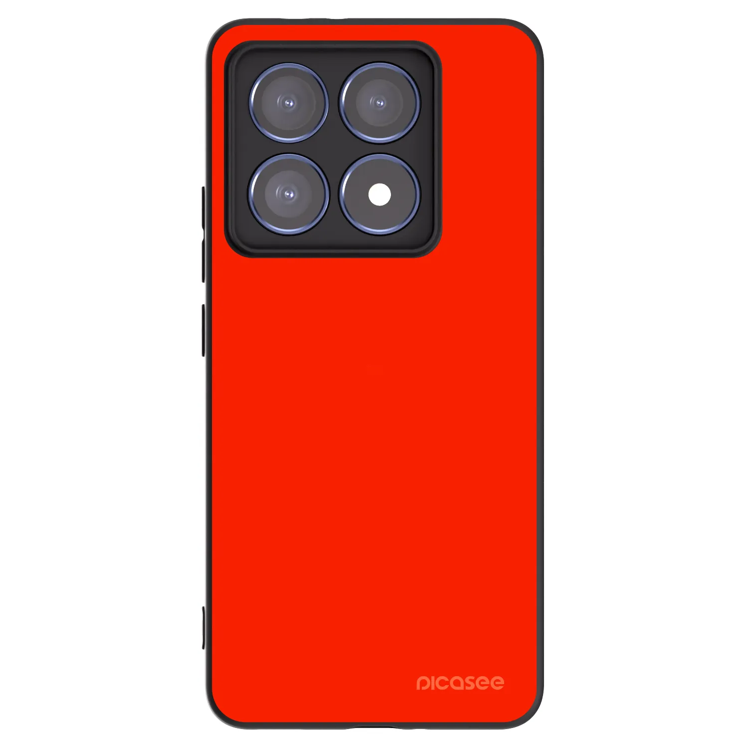 Picasee Xiaomi 14T Pro Hülle - Schwarzes Silikon - Maranello Red