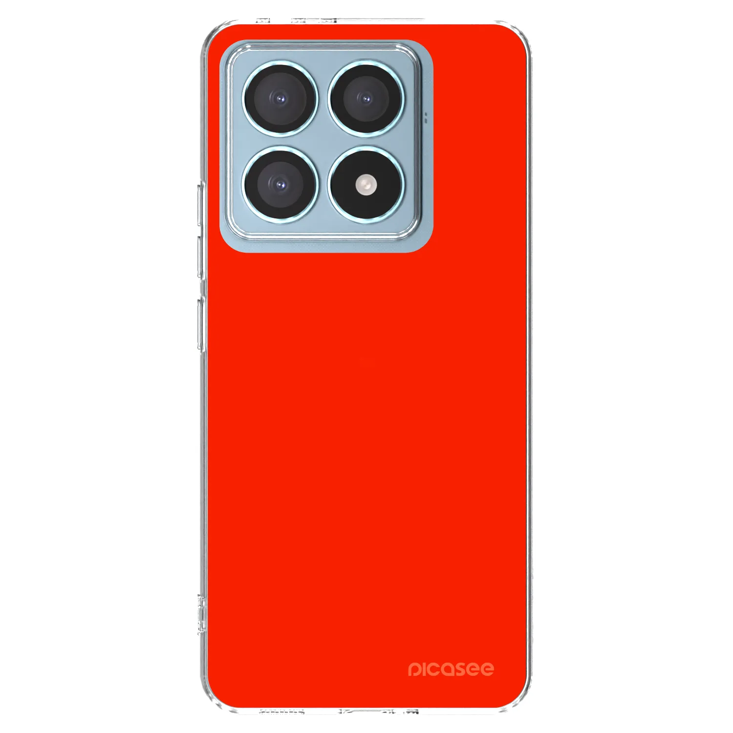 Picasee Xiaomi 14T Pro Hülle - Transparentes Silikon - Maranello Red