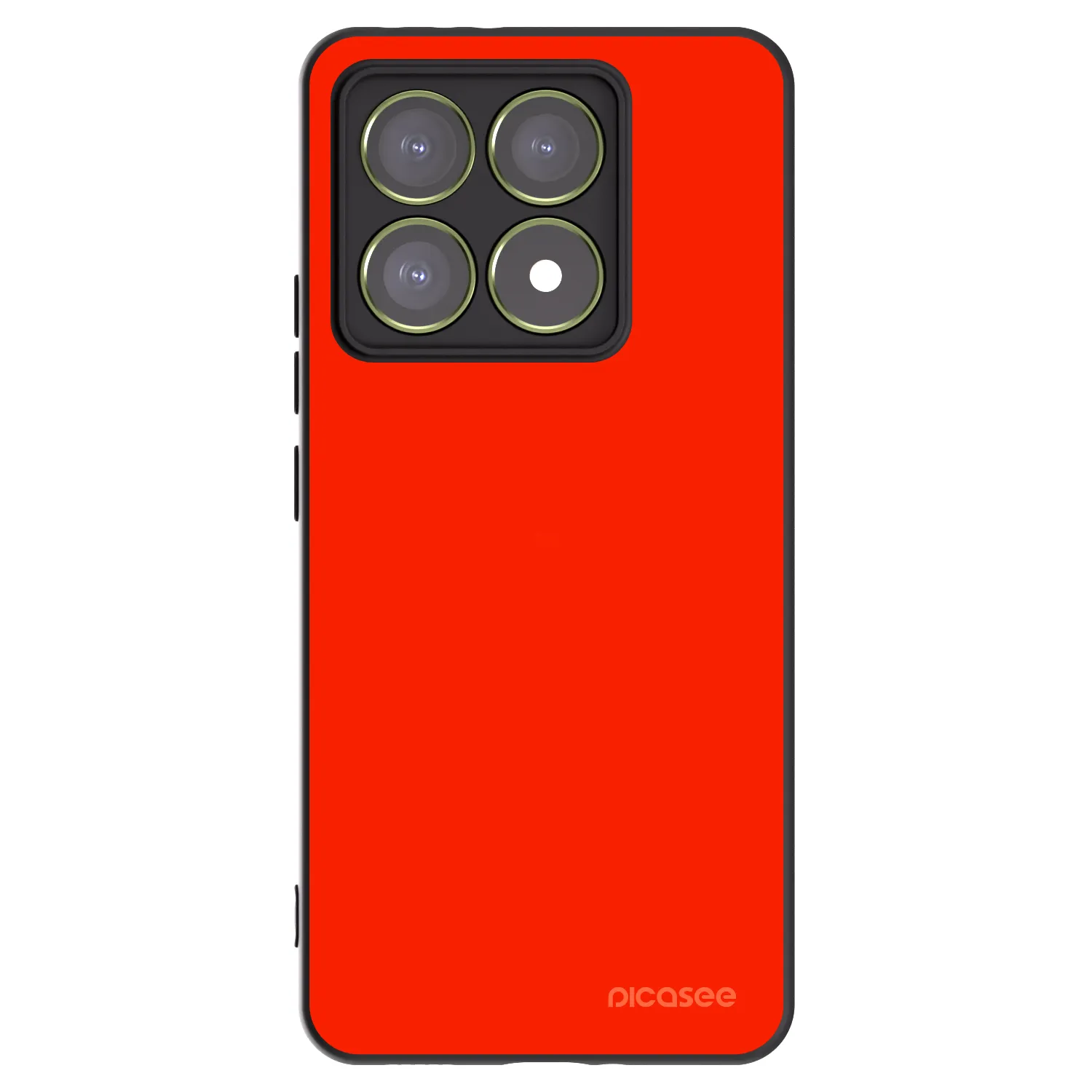 Picasee Xiaomi 14T Hülle - Schwarzes Silikon - Maranello Red