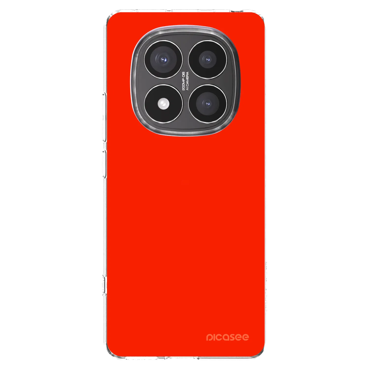 Picasee Xiaomi Redmi Note 14 Pro+ 5G Hülle - Transparentes Silikon - Maranello Red
