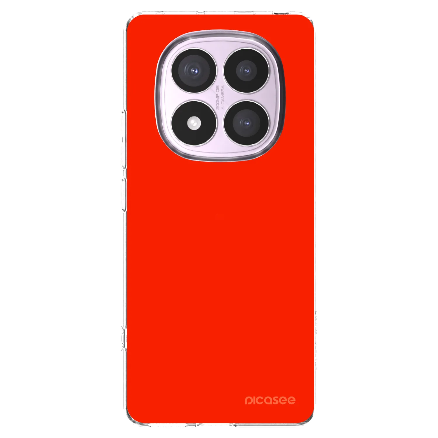 Picasee Xiaomi Redmi Note 14 Pro 5G Hülle - Transparentes Silikon - Maranello Red