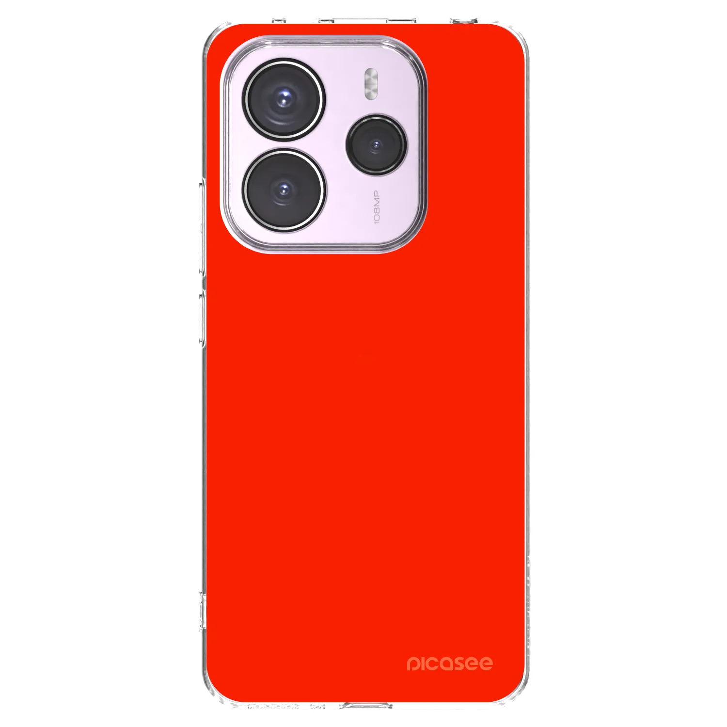 Picasee Xiaomi Redmi Note 14 5G Hülle - Transparentes Silikon - Maranello Red