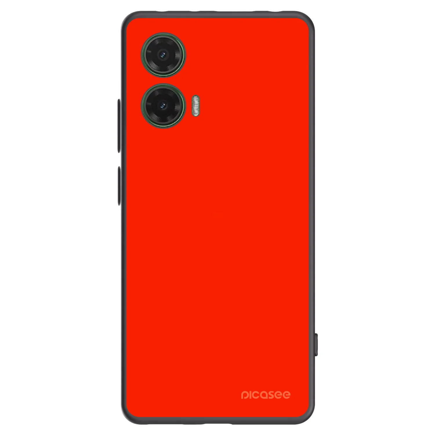 Picasee Motorola Moto G35 5G Hülle - Schwarzes Silikon - Maranello Red