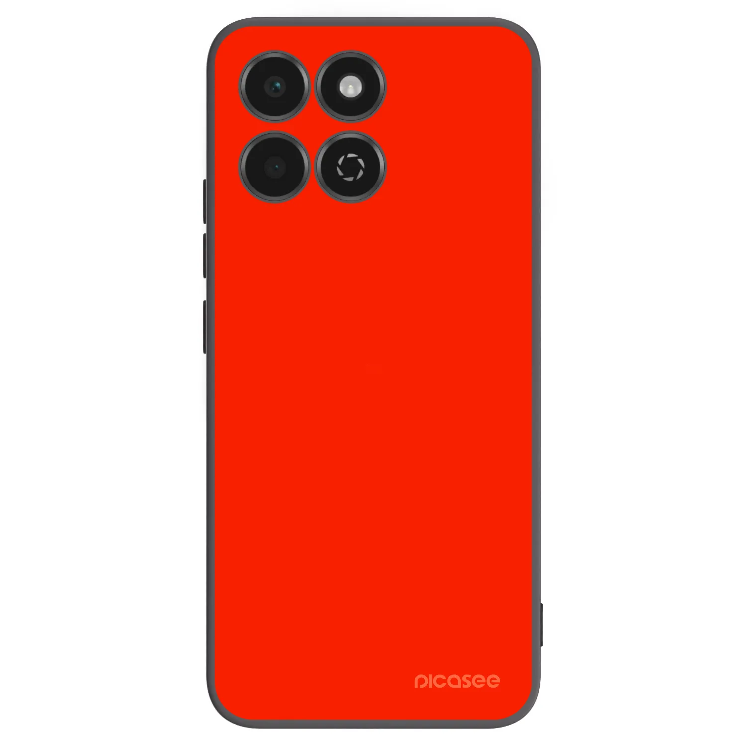 Picasee Honor 200 Smart 5G Hülle - Schwarzes Silikon - Maranello Red