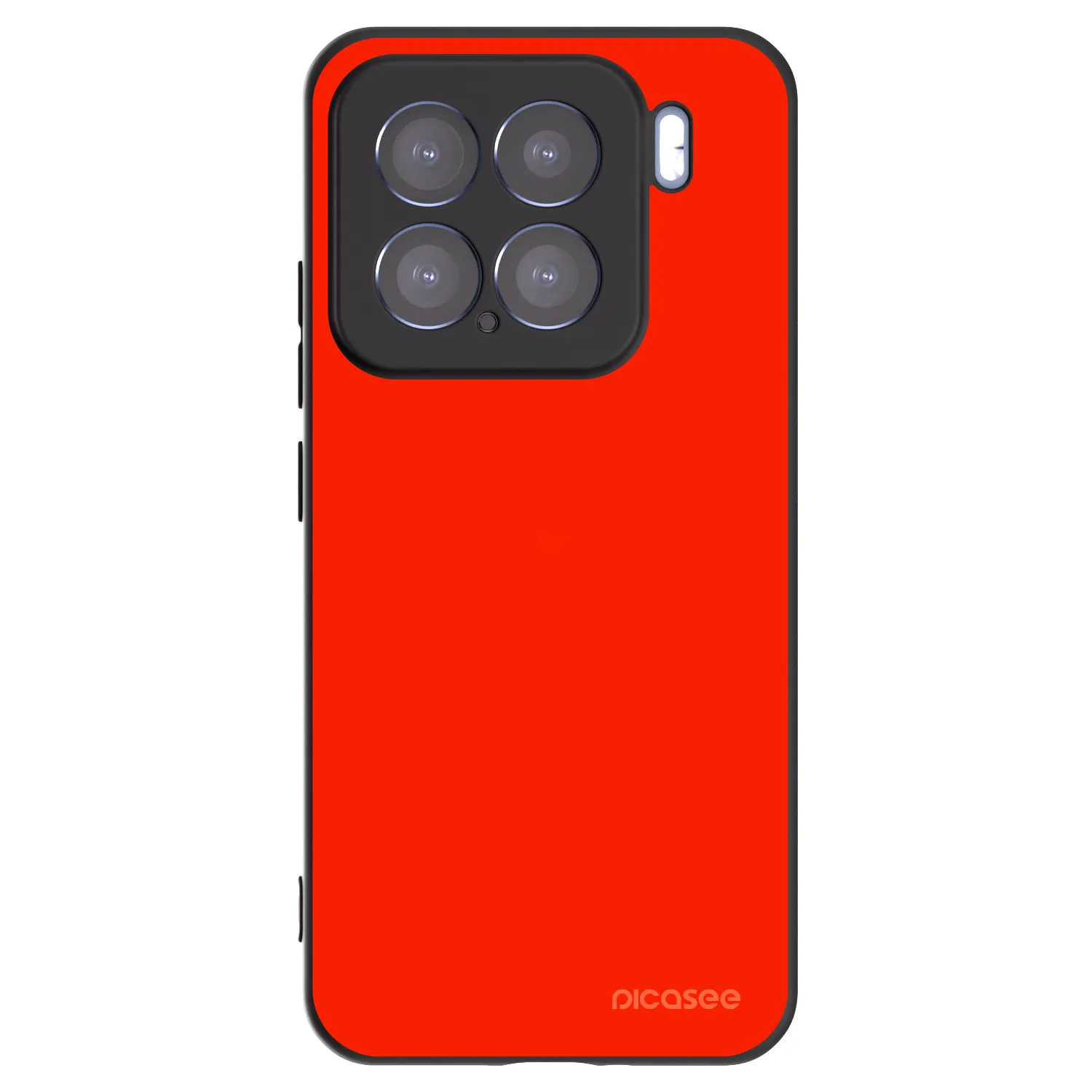 Picasee Xiaomi 15 Hülle - Schwarzes Silikon - Maranello Red