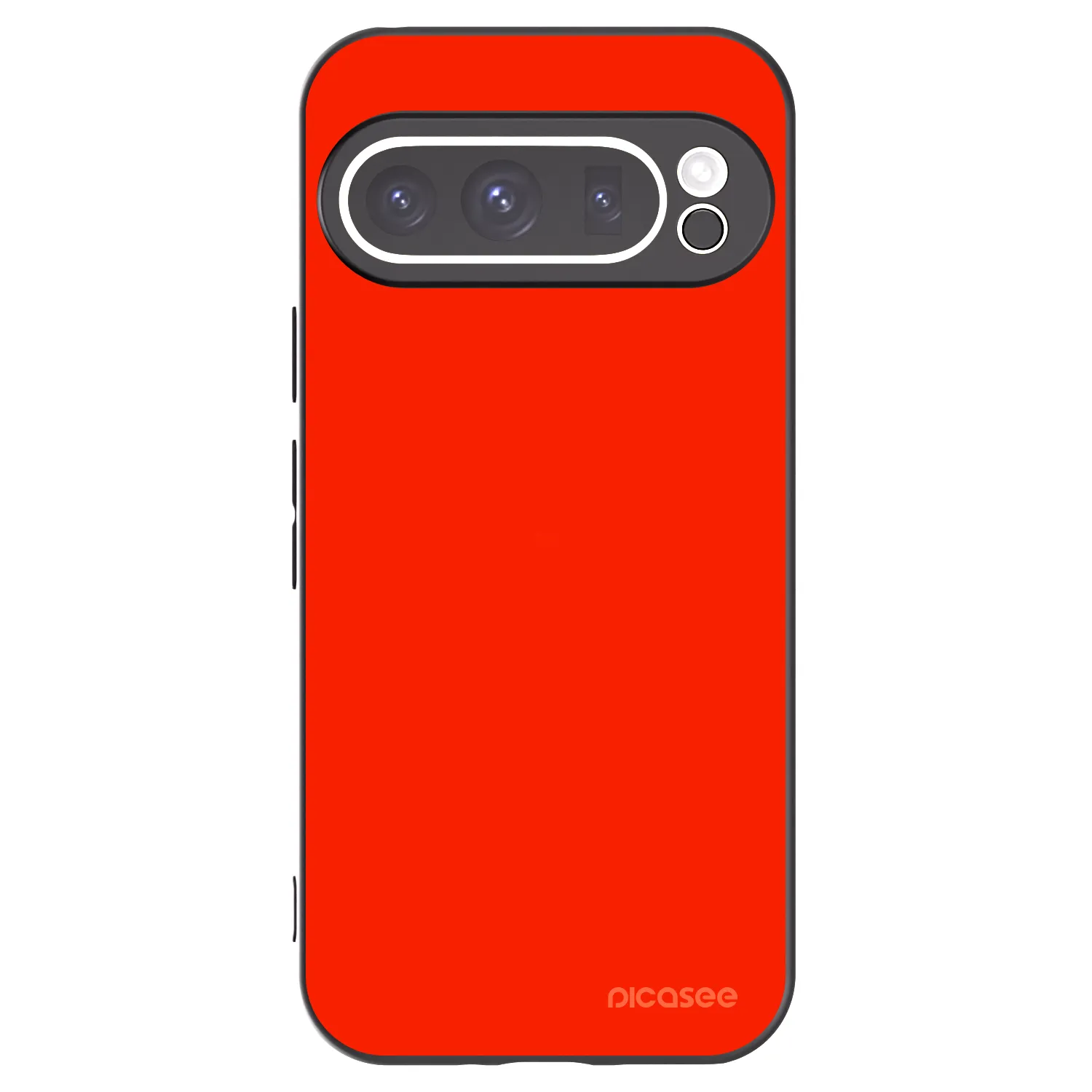 Picasee Google Pixel 9 Pro Hülle - Schwarzes Silikon - Maranello Red