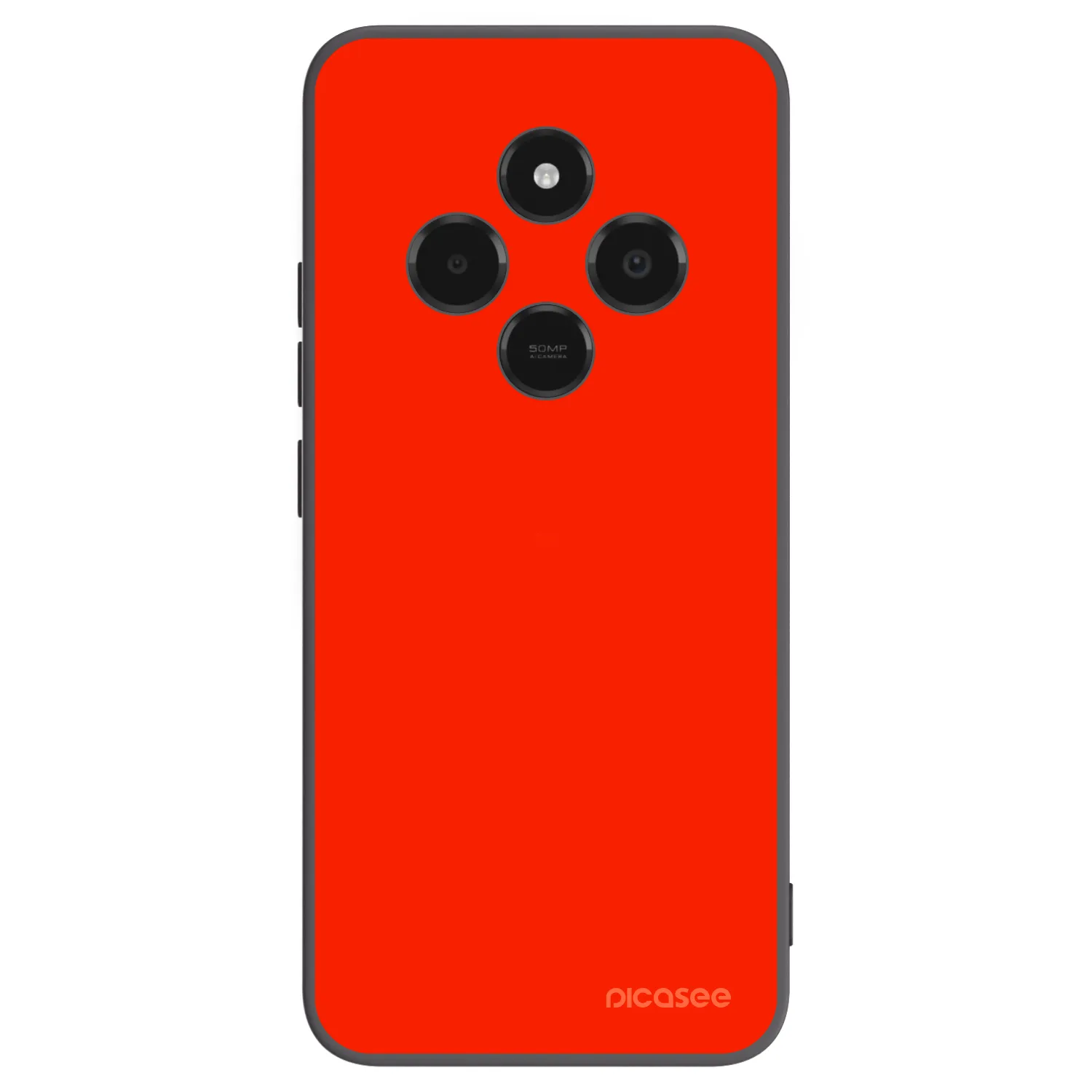 Picasee Xiaomi Poco C75 Hülle - Schwarzes Silikon - Maranello Red