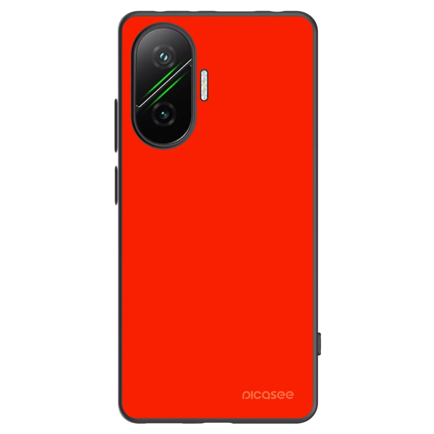 Picasee Xiaomi Poco F7 Pro 5G Hülle - Schwarzes Silikon - Maranello Red
