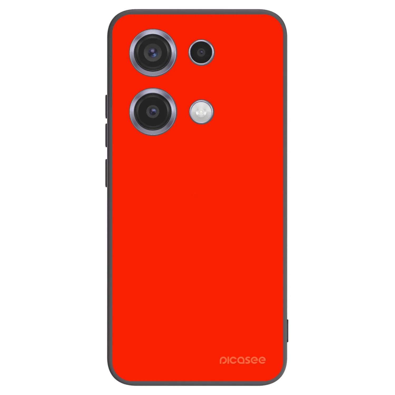 Picasee Xiaomi Redmi Note 14S Hülle - Schwarzes Silikon - Maranello Red