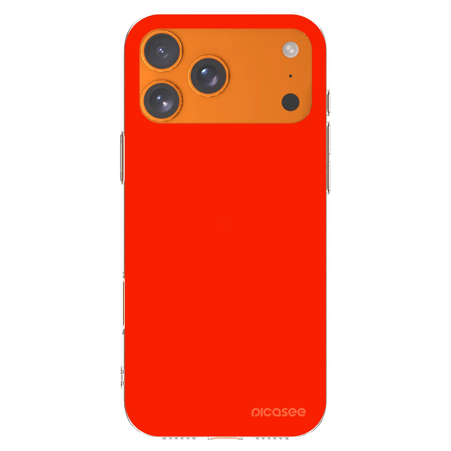 Picasee Apple iPhone 17 Pro Max Hülle - Transparentes Silikon - Maranello Red