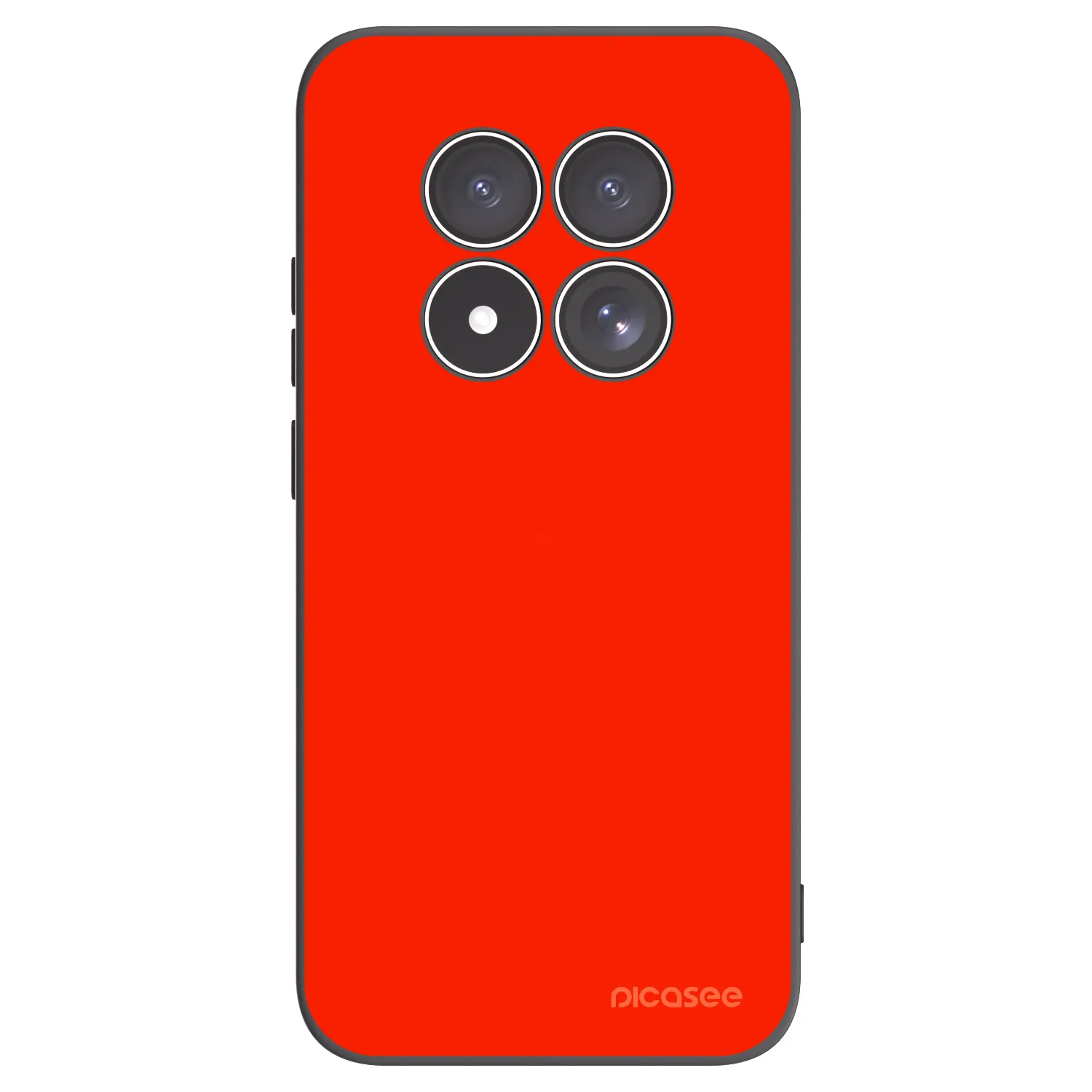 Picasee Xiaomi Redmi Note 15 Pro 4G Hülle - Schwarzes Silikon - Maranello Red