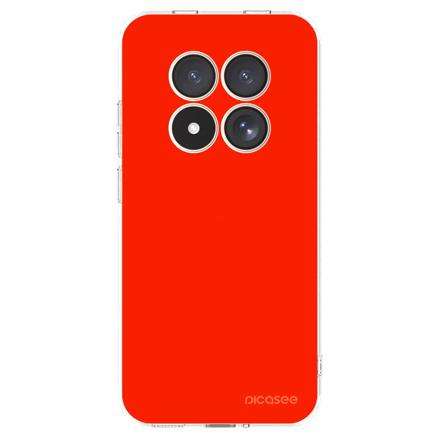 Picasee Xiaomi Redmi Note 15 Pro 4G Hülle - Transparentes Silikon - Maranello Red