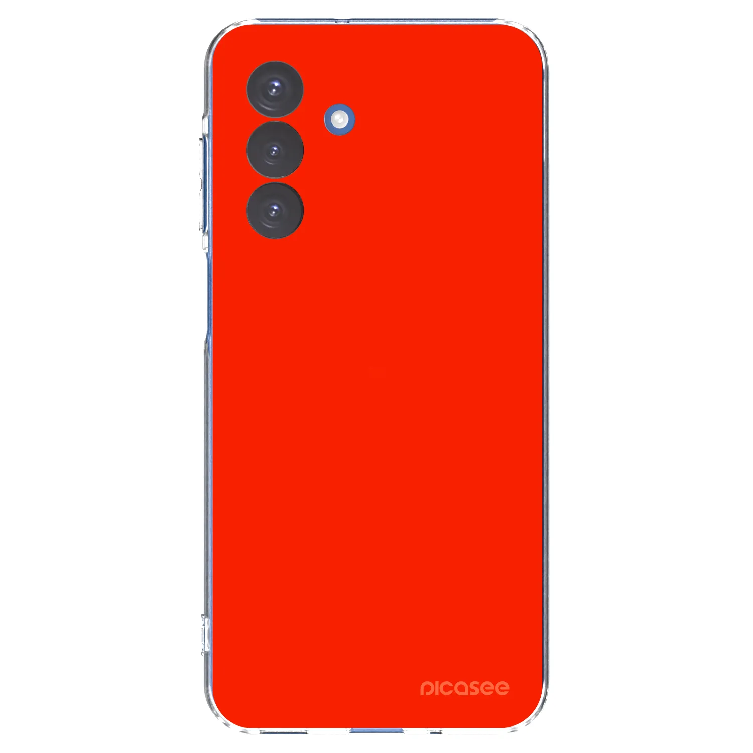 Picasee Samsung Galaxy A17 5G Hülle - Transparentes Silikon - Maranello Red