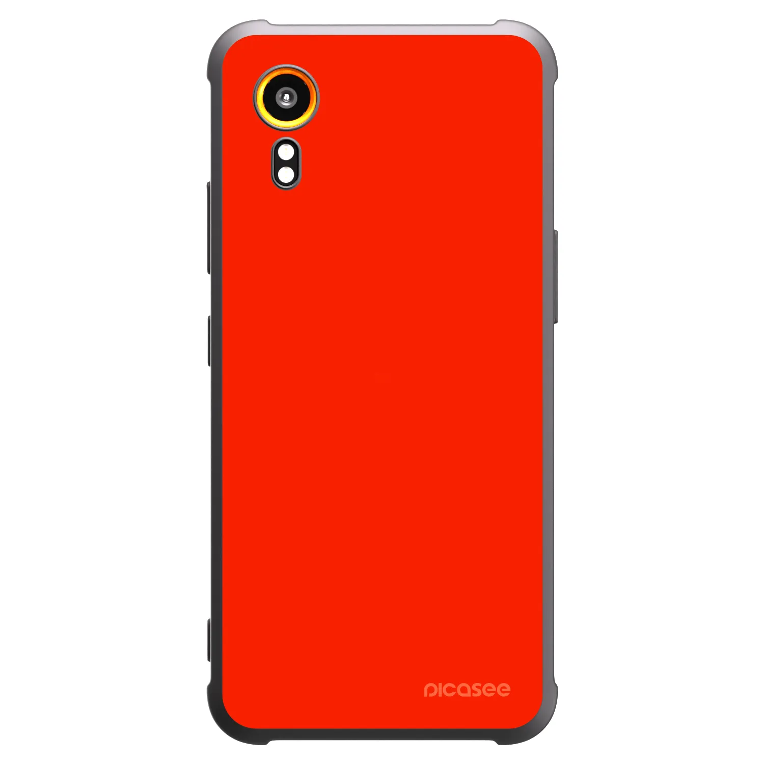 Picasee Samsung Galaxy Xcover 7 Hülle - Schwarzes Silikon - Maranello Red