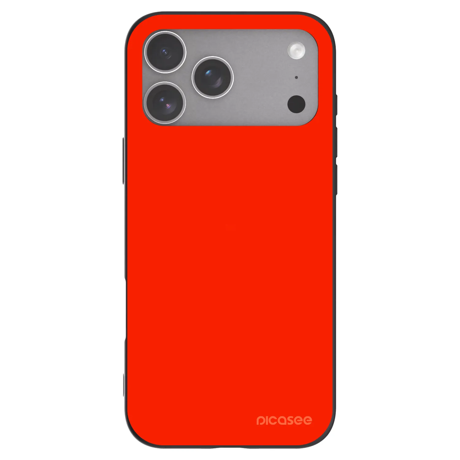Picasee Apple iPhone 18 Pro Max Hülle - Schwarzes Silikon - Maranello Red