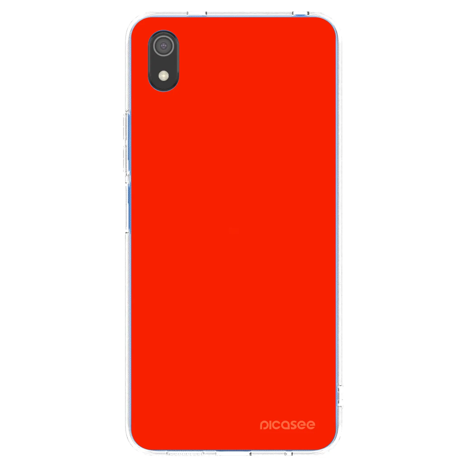 Picasee Xiaomi Redmi 7A Hülle - Transparentes Silikon - Maranello Red
