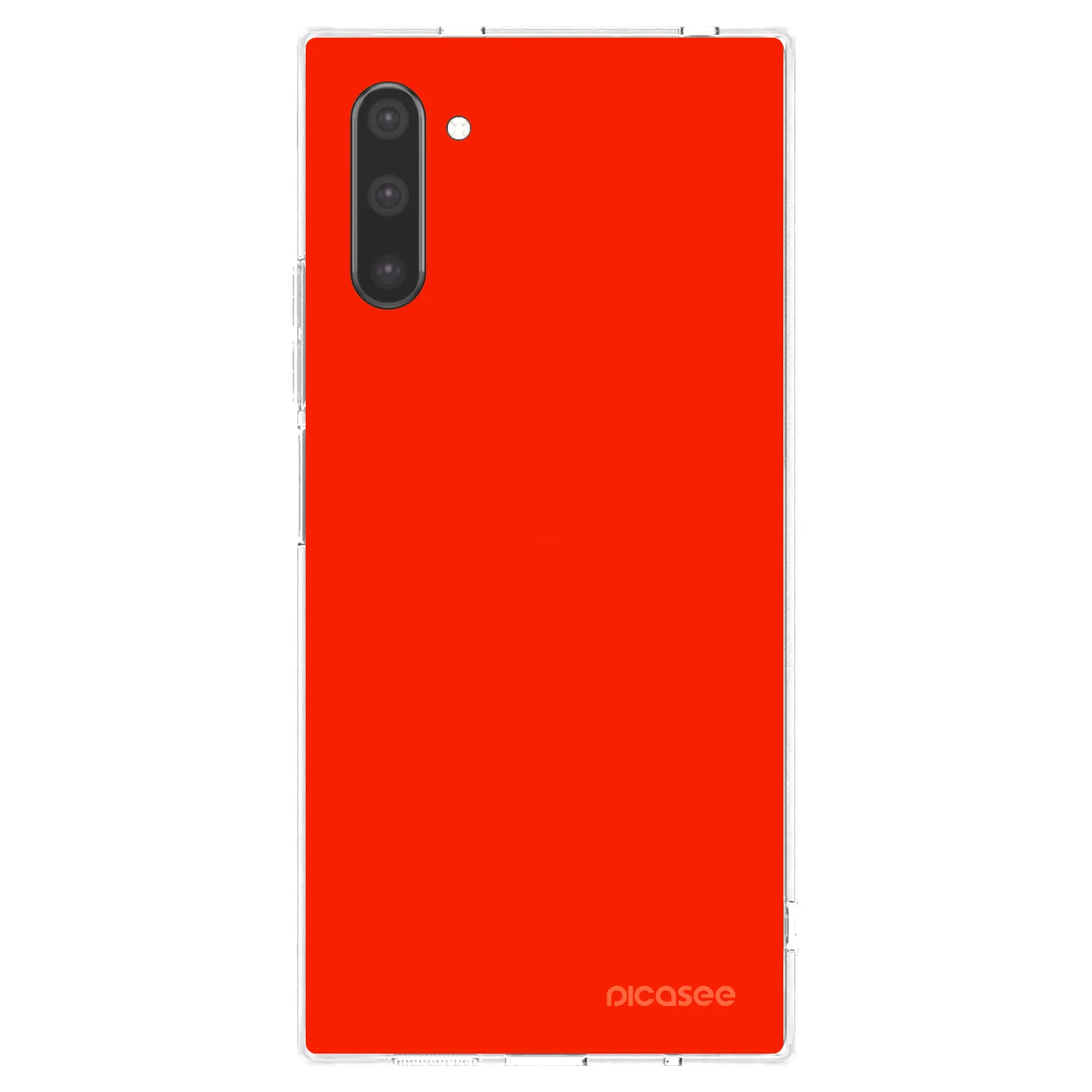 Picasee Samsung Galaxy Note 10 N970F Hülle - Transparentes Silikon - Maranello Red