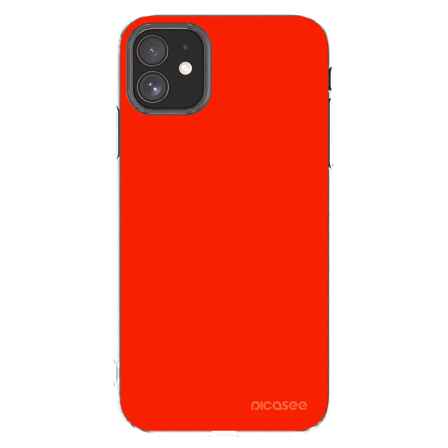 Picasee Apple iPhone 11 Hülle - Transparentes Silikon - Maranello Red
