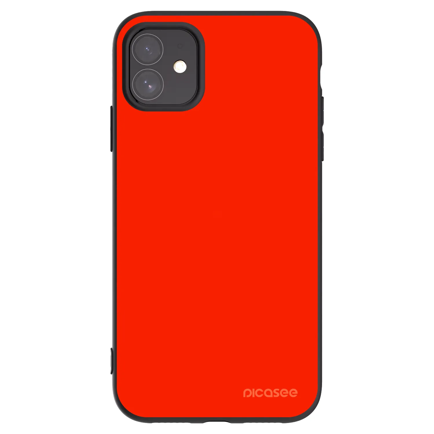 Picasee Apple iPhone 11 Hülle - Schwarzes Silikon - Maranello Red
