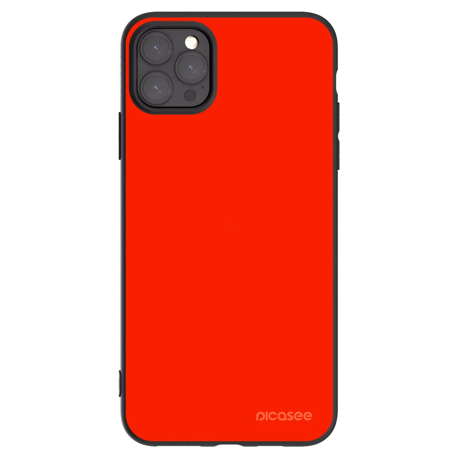 Picasee Apple iPhone 11 Pro Max Hülle - Schwarzes Silikon - Maranello Red