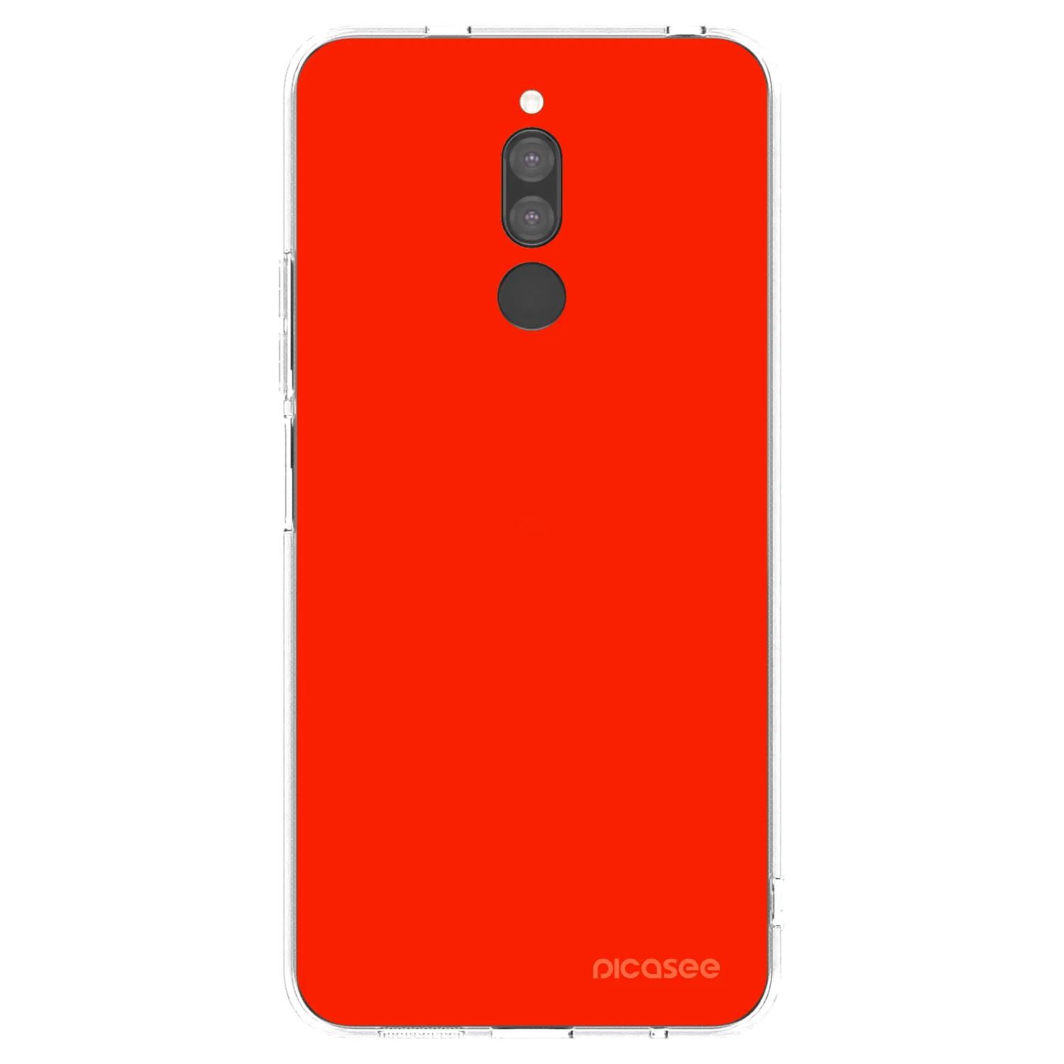 Picasee Xiaomi Redmi 8 Hülle - Transparentes Silikon - Maranello Red
