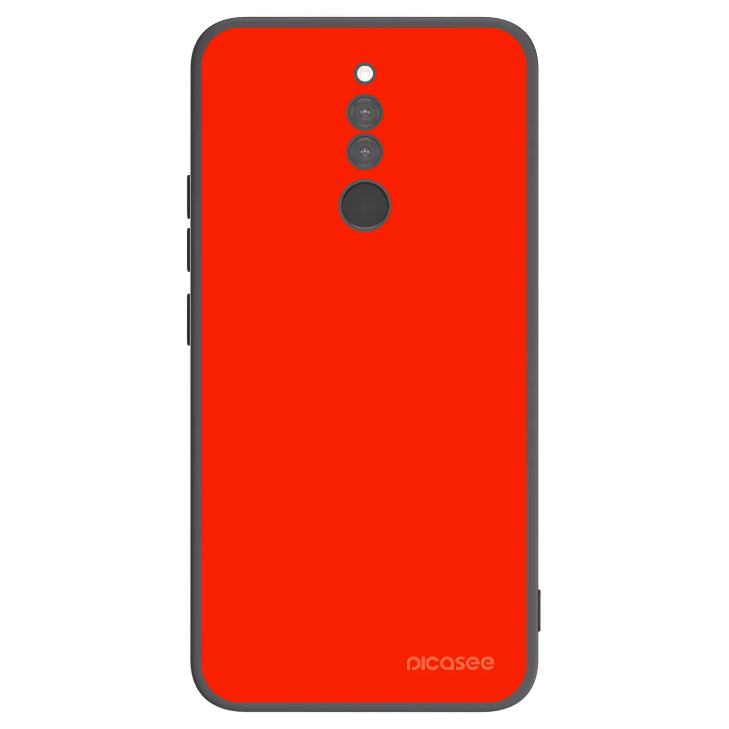 Picasee Xiaomi Redmi 8 Hülle - Schwarzes Silikon - Maranello Red