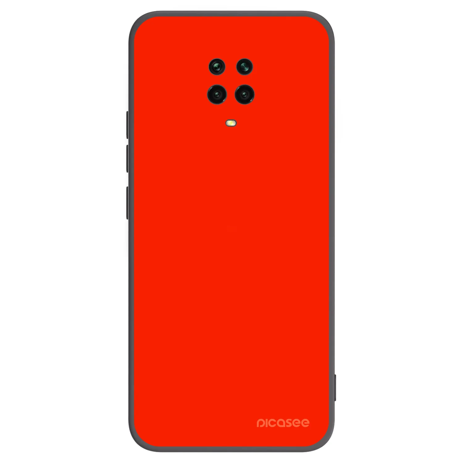 Picasee Xiaomi Redmi Note 9 Pro Hülle - Schwarzes Silikon - Maranello Red
