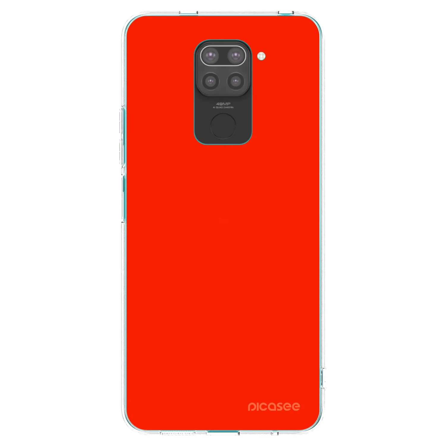 Picasee Xiaomi Redmi Note 9 Hülle - Schwarzes Silikon - Maranello Red