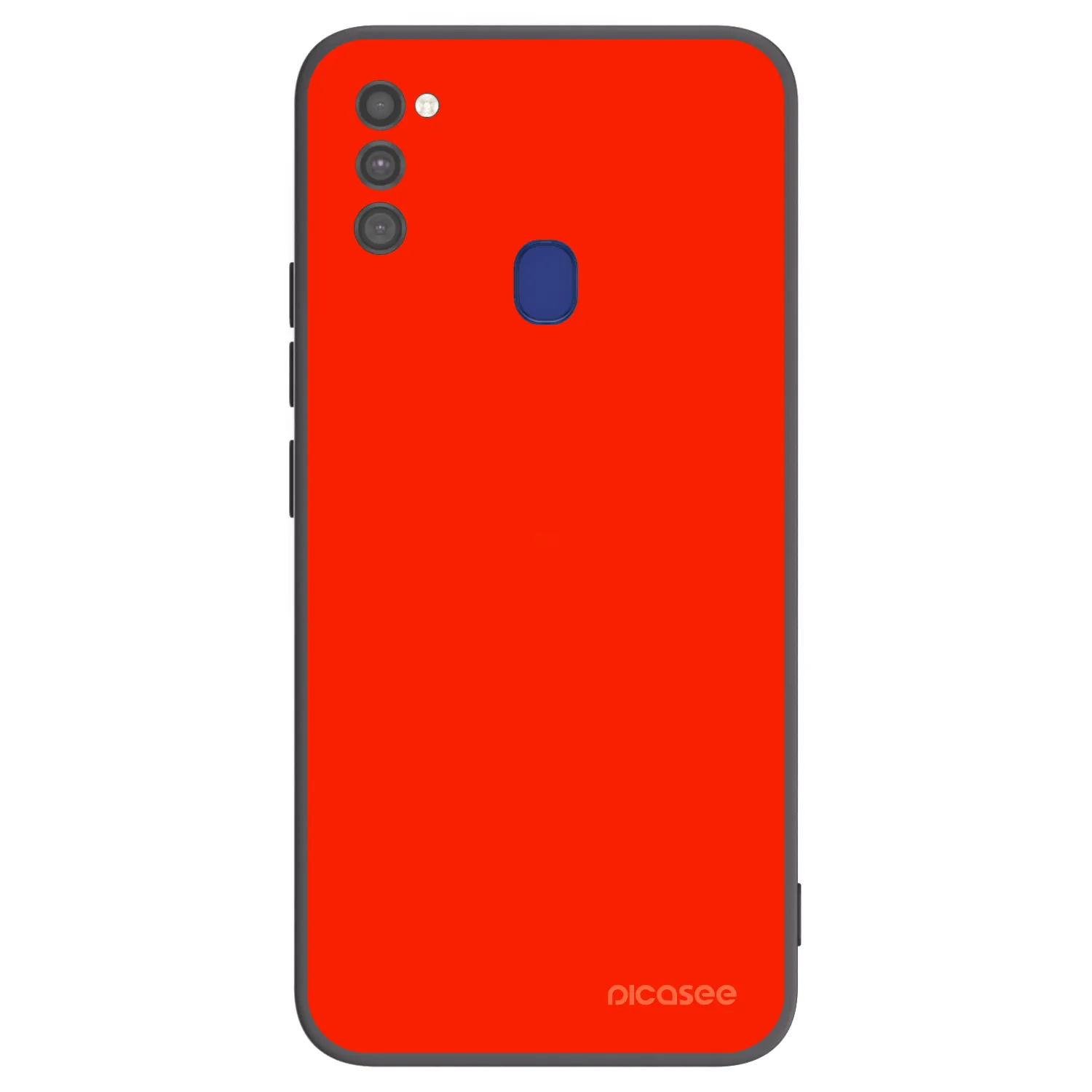 Picasee Samsung Galaxy M21 M215F Hülle - Schwarzes Silikon - Maranello Red