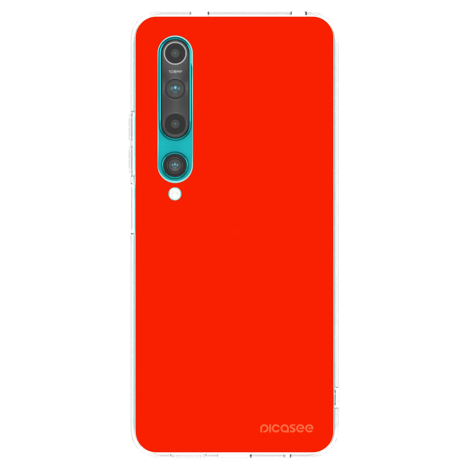 Picasee Xiaomi Mi 10 Hülle - Transparentes Silikon - Maranello Red