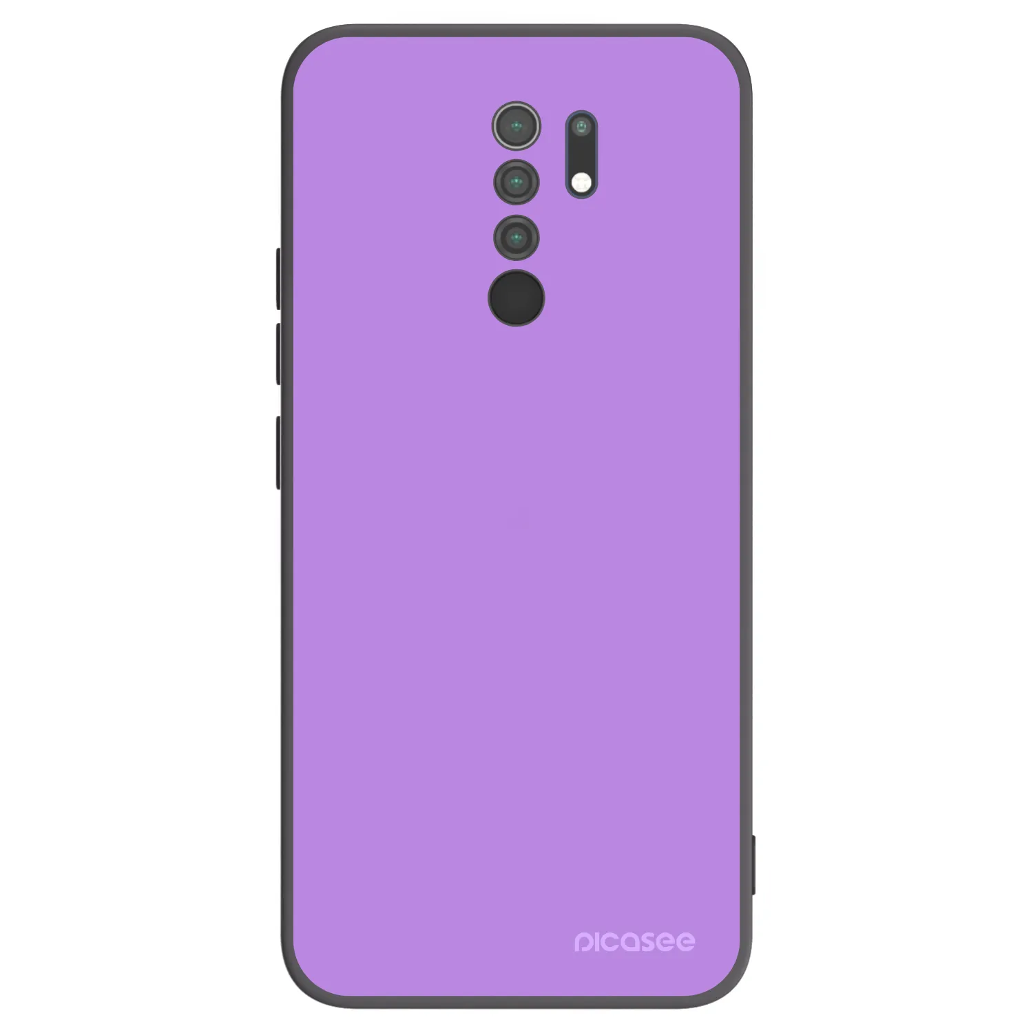 Picasee Xiaomi Redmi 9 Hülle - Schwarzes Silikon - Mystic Melody