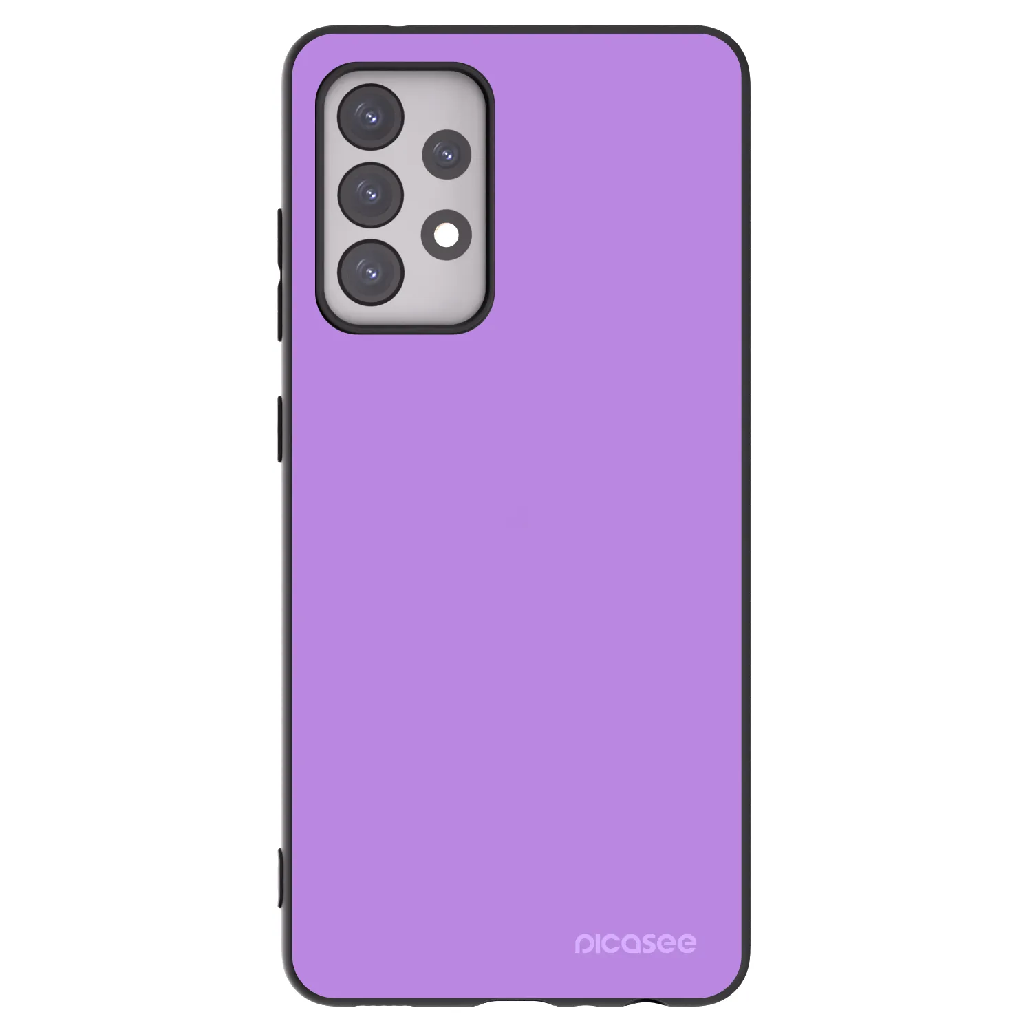 Picasee Samsung Galaxy A52 5G A525F Hülle - Schwarzes Silikon - Mystic Melody