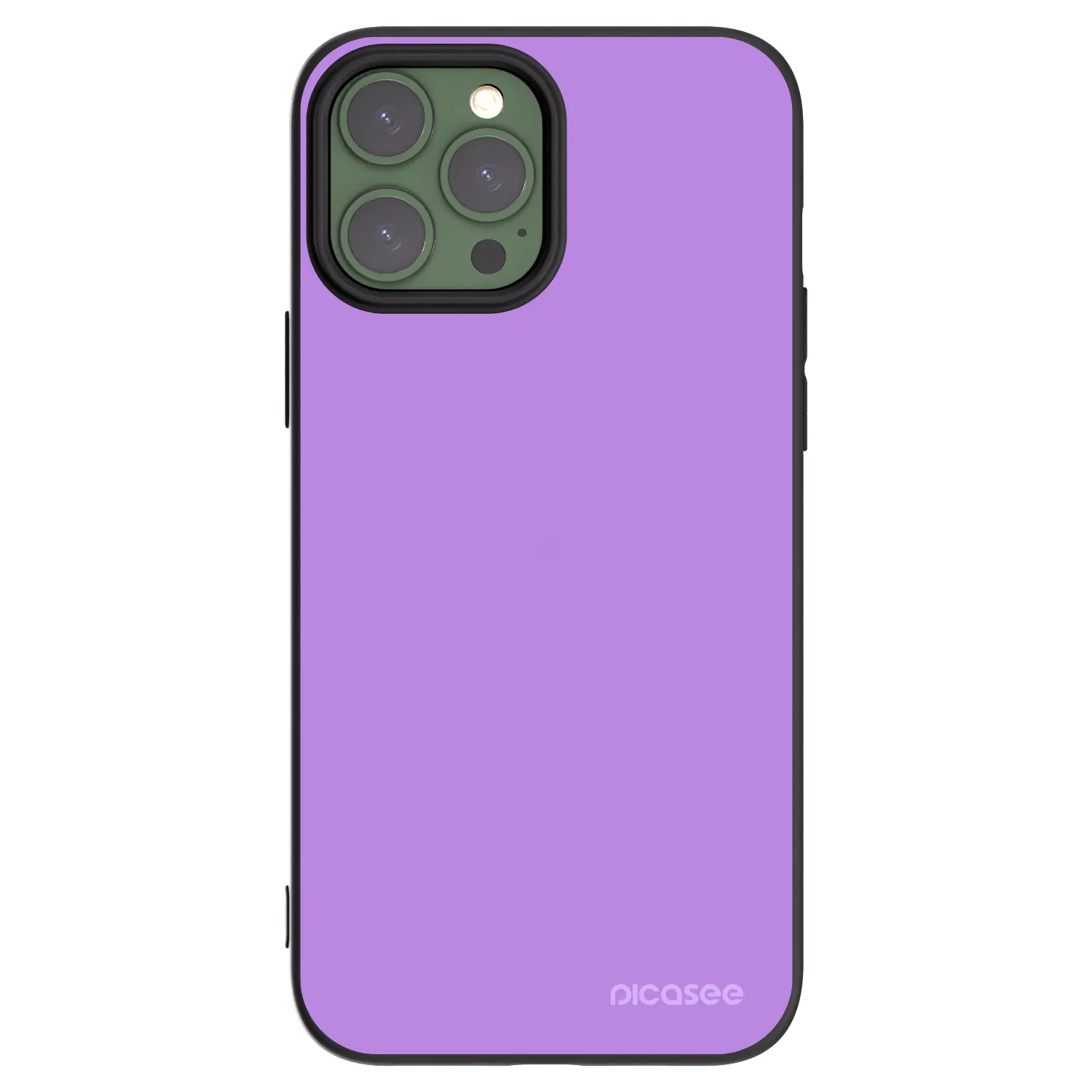 Picasee Apple iPhone 13 Pro Max Hülle - Schwarzes Silikon - Mystic Melody