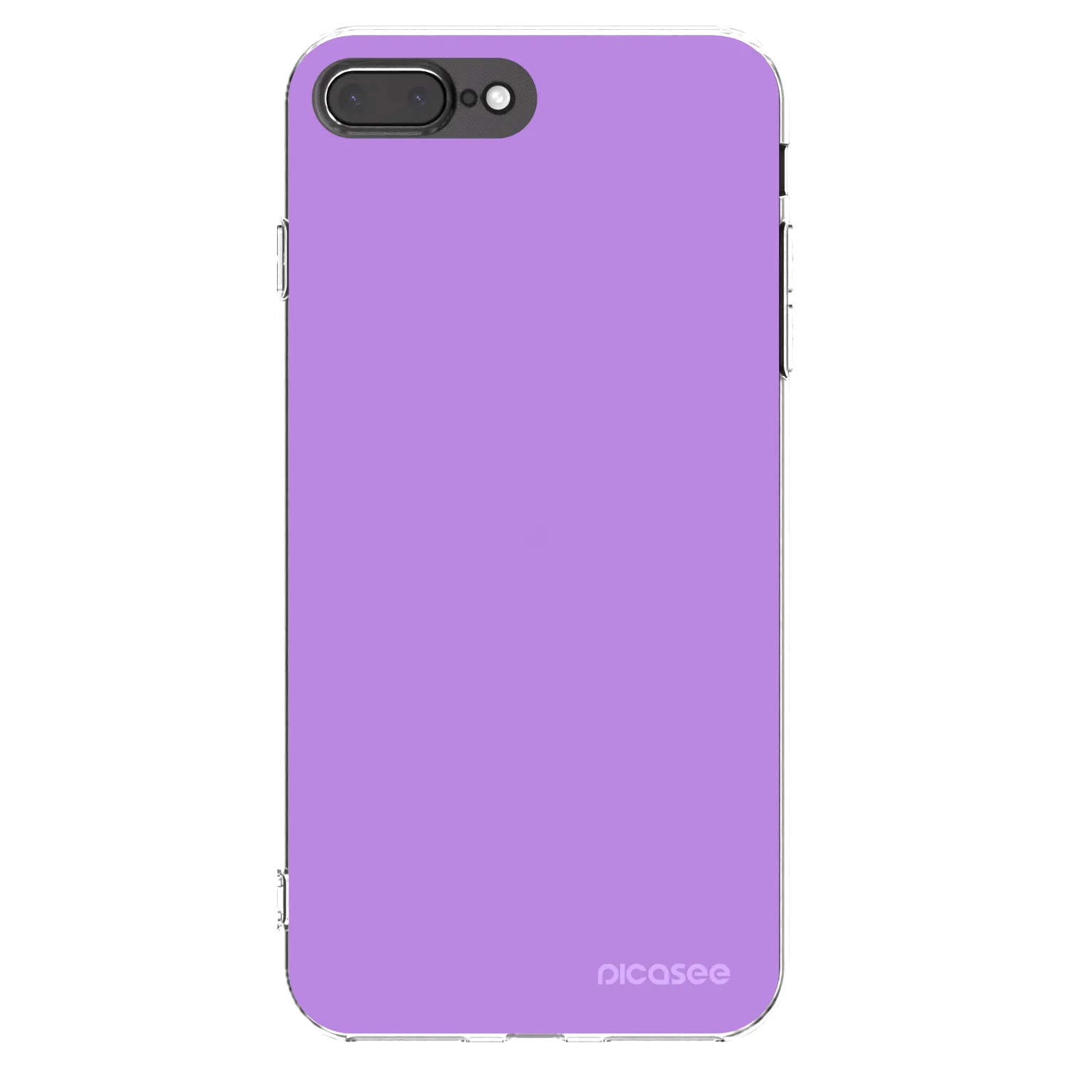Picasee Apple iPhone 8 Plus Hülle - Transparentes Silikon - Mystic Melody