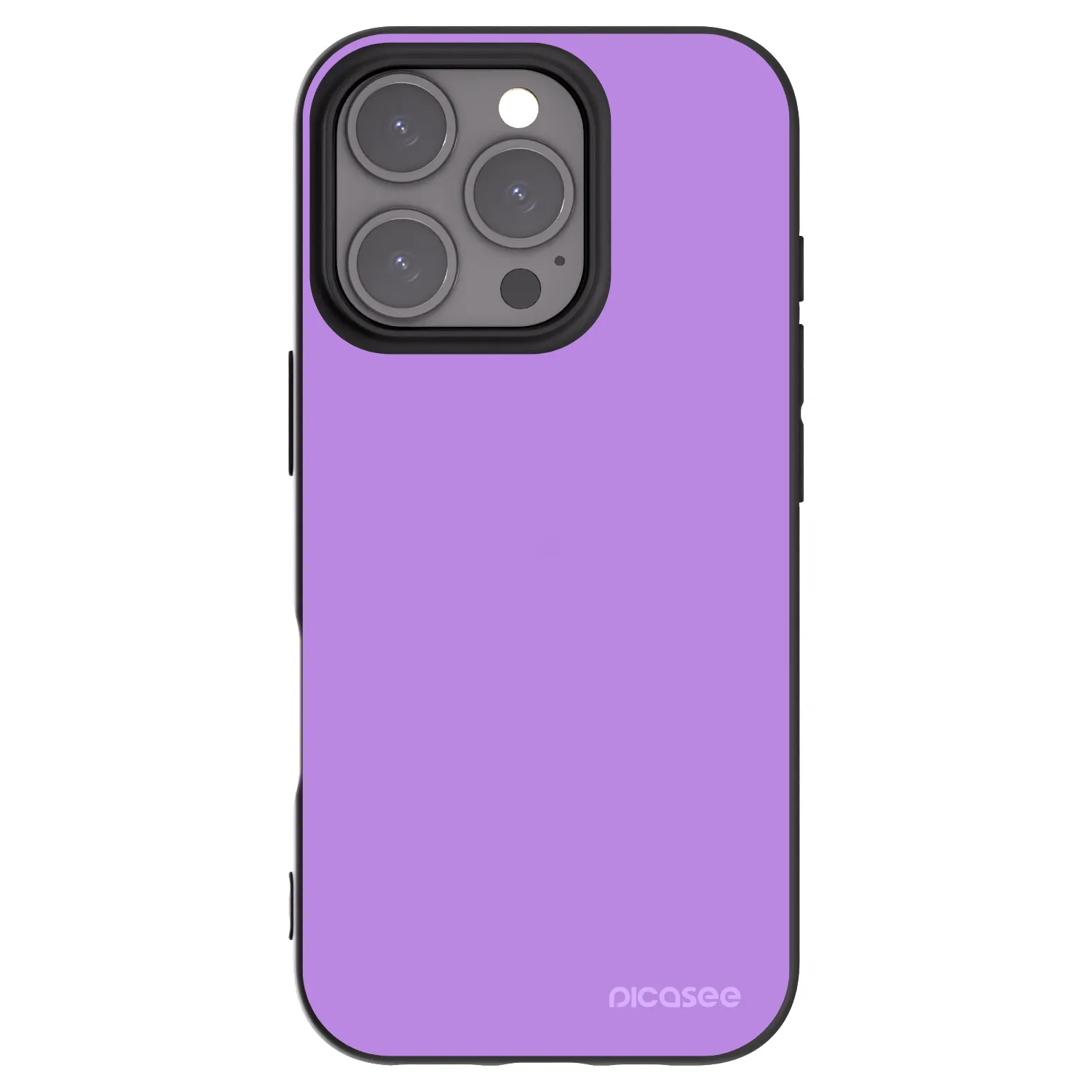 Picasee Apple iPhone 16 Pro Hülle - Schwarzes Silikon - Mystic Melody