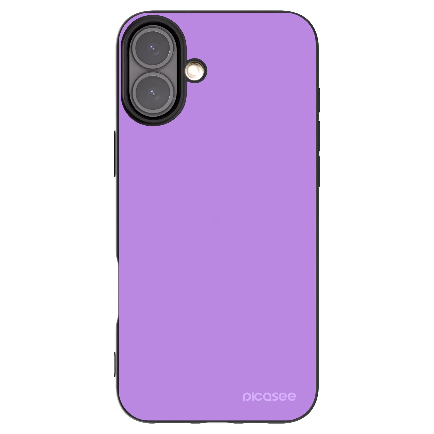 Picasee Apple iPhone 16 Plus Hülle - Schwarzes Silikon - Mystic Melody