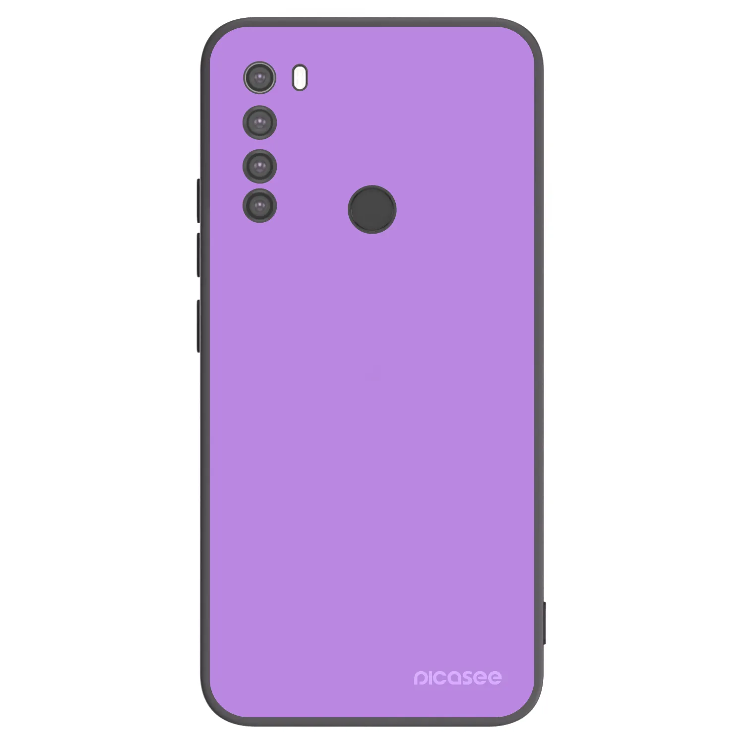 Picasee Xiaomi Redmi Note 8 Hülle - Schwarzes Silikon - Mystic Melody