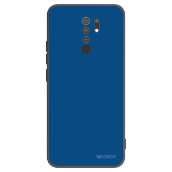 Picasee Xiaomi Redmi 9 Hülle - Schwarzes Silikon - Navy Blue