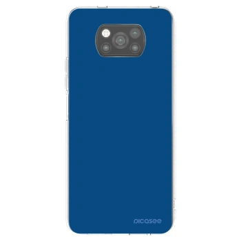 Picasee Xiaomi Poco X3 Hülle - Schwarzes Silikon - Navy Blue