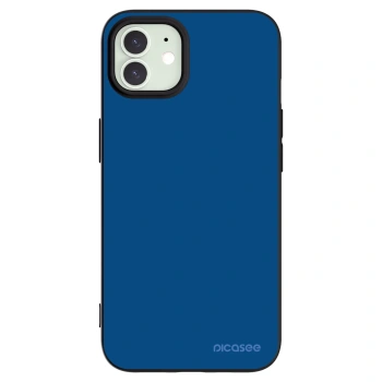 Picasee Apple iPhone 12 Pro Hülle - Schwarzes Silikon - Navy Blue