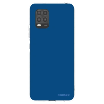 Picasee Xiaomi Mi 10 Lite Hülle - Transparentes Silikon - Navy Blue