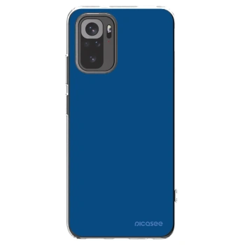 Picasee Xiaomi Redmi Note 10 Hülle - Transparentes Silikon - Navy Blue