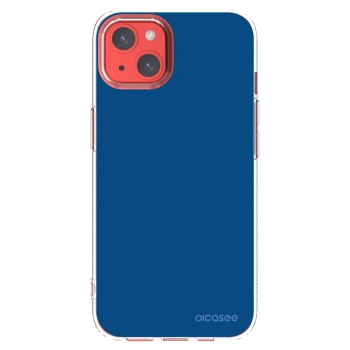 Picasee Apple iPhone 13 Hülle - Transparentes Silikon - Navy Blue