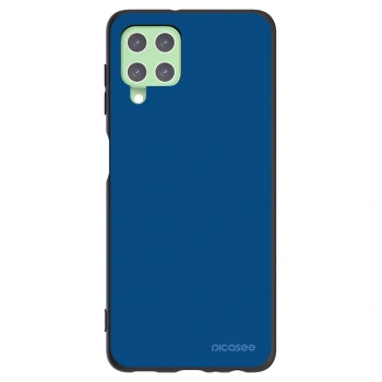 Picasee Samsung Galaxy A22 A225F 4G Hülle - Schwarzes Silikon - Navy Blue
