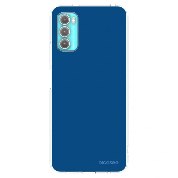 Picasee Motorola Moto G60 Hülle - Transparentes Silikon - Navy Blue