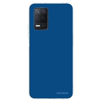 Picasee Realme 8 5G Hülle - Transparentes Silikon - Navy Blue