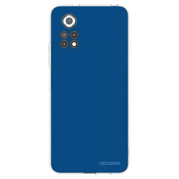Picasee Xiaomi Poco X4 Pro 5G Hülle - Transparentes Silikon - Navy Blue