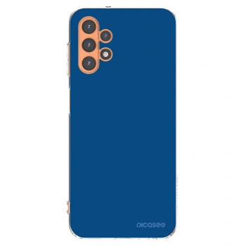Picasee Samsung Galaxy A13 4G A135 Hülle - Transparentes Silikon - Navy Blue