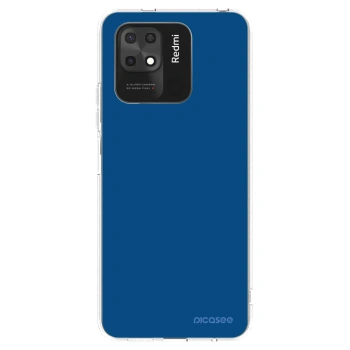 Picasee Xiaomi Redmi 10C Hülle - Transparentes Silikon - Navy Blue